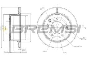 Bremsi CD7543V - DISCO DE FRENO | BRAKE DISCS