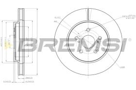 Bremsi CD7544V - DISCO DE FRENO | BRAKE DISCS