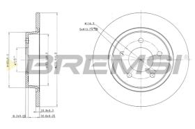 Bremsi CD7546S - DISCO DE FRENO | BRAKE DISCS