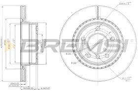 Bremsi CD7549V - DISCO DE FRENO | BRAKE DISCS
