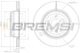 Bremsi CD7550V - DISCHI FRENO | BRAKE DISCS
