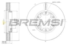Bremsi CD7552V - DISCO DE FRENO | BRAKE DISCS