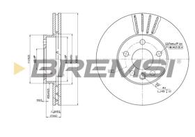 Bremsi CD7559V - DISCO DE FRENO | BRAKE DISCS