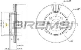 Bremsi CD7565V - DISCO DE FRENO | BRAKE DISCS