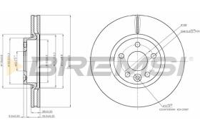 Bremsi CD7567V - DISCHI FRENO | BRAKE DISCS