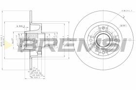 Bremsi CD7571S - DISCO DE FRENO | BRAKE DISCS