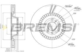Bremsi CD7572V - DISCO DE FRENO | BRAKE DISCS