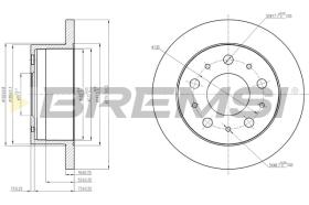 Bremsi CD7574S - DISCO DE FRENO | BRAKE DISCS