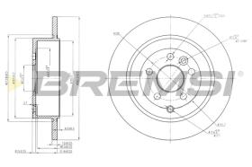 Bremsi CD7578S - DISCO DE FRENO | BRAKE DISCS