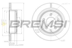Bremsi CD7579V - DISCO DE FRENO | BRAKE DISCS