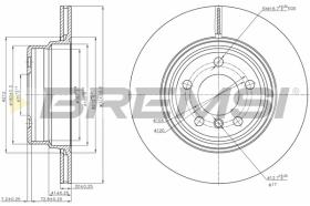 Bremsi CD7583V - DISCO DE FRENO | BRAKE DISCS