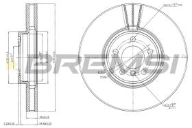 Bremsi CD7584V - DISCO DE FRENO | BRAKE DISCS