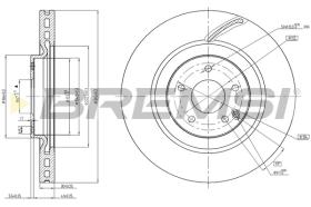 Bremsi CD7585V - DISCO DE FRENO | BRAKE DISCS