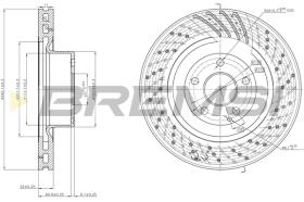 Bremsi CD7586V - DISCO DE FRENO | BRAKE DISCS