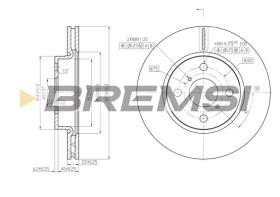 Bremsi CD7587V - DISCO DE FRENO | BRAKE DISCS