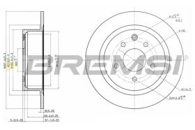 Bremsi CD7590S - DISCO DE FRENO | BRAKE DISCS