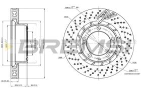 Bremsi CD7592VRD - DISCO DE FRENO | BRAKE DISCS