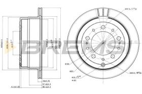 Bremsi CD7597V - DISCO DE FRENO | BRAKE DISCS