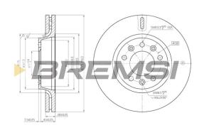 Bremsi CD7601V - DISCO DE FRENO | BRAKE DISCS