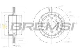 Bremsi CD7604V - DISCO DE FRENO | BRAKE DISCS