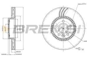 Bremsi CD7607V - DISCO DE FRENO | BRAKE DISCS