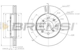 Bremsi CD7610V - DISCO DE FRENO | BRAKE DISCS