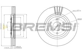 Bremsi CD7611V - DISCO DE FRENO | BRAKE DISCS