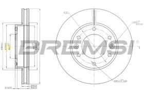 Bremsi CD7612V - DISCO DE FRENO | BRAKE DISCS