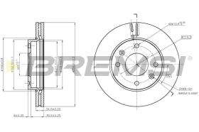 Bremsi CD7614V - DISCO DE FRENO | BRAKE DISCS