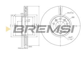 Bremsi CD7615V - DISCO DE FRENO | BRAKE DISCS