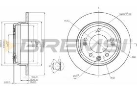 Bremsi CD7618S - DISCO DE FRENO | BRAKE DISCS