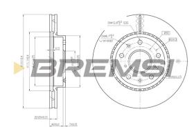Bremsi CD7620V - DISCO DE FRENO | BRAKE DISCS