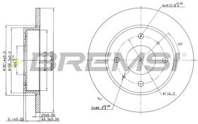 Bremsi CD7622S - DISCO DE FRENO | BRAKE DISCS