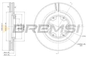 Bremsi CD7626V - DISCO DE FRENO | BRAKE DISCS