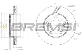 Bremsi CD7627V - DISCO DE FRENO | BRAKE DISCS