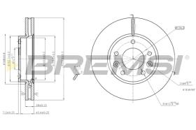 Bremsi CD7629V - DISCO DE FRENO | BRAKE DISCS