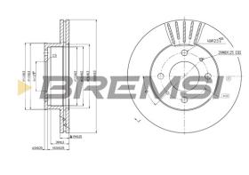 Bremsi CD7632V - DISCO DE FRENO | BRAKE DISCS