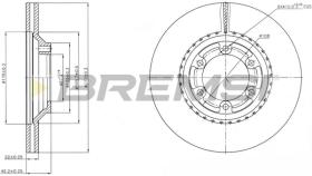 Bremsi CD7633V - DISCO DE FRENO | BRAKE DISCS
