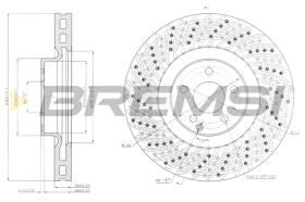 Bremsi CD7637V - DISCO DE FRENO | BRAKE DISCS