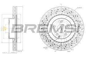 Bremsi CD7639V - DISCO DE FRENO | BRAKE DISCS