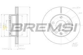 Bremsi CD7640V - DISCO DE FRENO | BRAKE DISCS