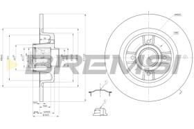 Bremsi CD7641S - DISCO DE FRENO | BRAKE DISCS