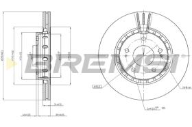 Bremsi CD7642V - DISCO DE FRENO | BRAKE DISCS