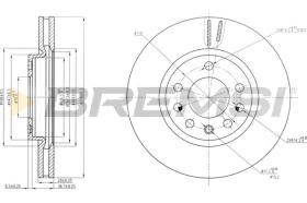 Bremsi CD7644V - DISCO DE FRENO | BRAKE DISCS