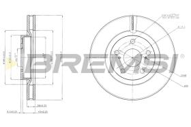 Bremsi CD7646V - DISCO DE FRENO | BRAKE DISCS