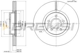 Bremsi CD7649V - DISCO DE FRENO | BRAKE DISCS