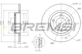 Bremsi CD7651S - DISCO DE FRENO | BRAKE DISCS