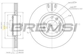 Bremsi CD7652V - DISCO DE FRENO | BRAKE DISCS