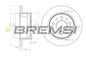 Bremsi CD7653S - DISCO DE FRENO | BRAKE DISCS