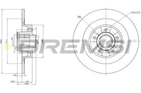 Bremsi CD7654S - DISCO DE FRENO | BRAKE DISCS
